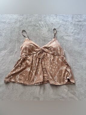 NWT! SO Juniors Brown Bandana Print Molded Cup Camisole - Juniors Large